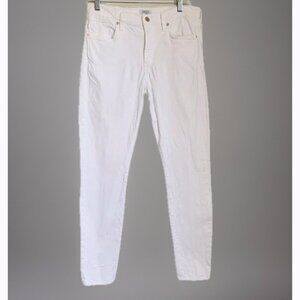 AGOLDE Sophia High Rise Skinny Jeans White Denim Women’s 29 Quiet Luxury 31x28.5